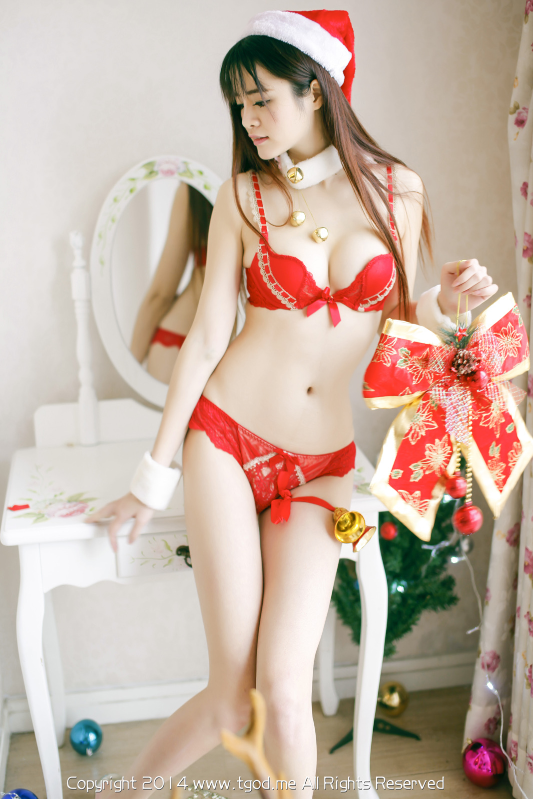 [tgod push goddess] Kong Yihong, the most beautiful school flower on December 24, 2014